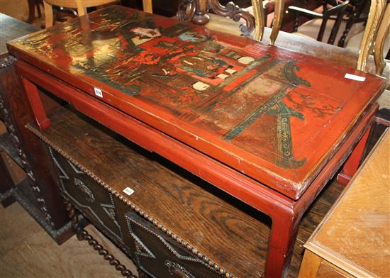 Chinese lacquered coffee table